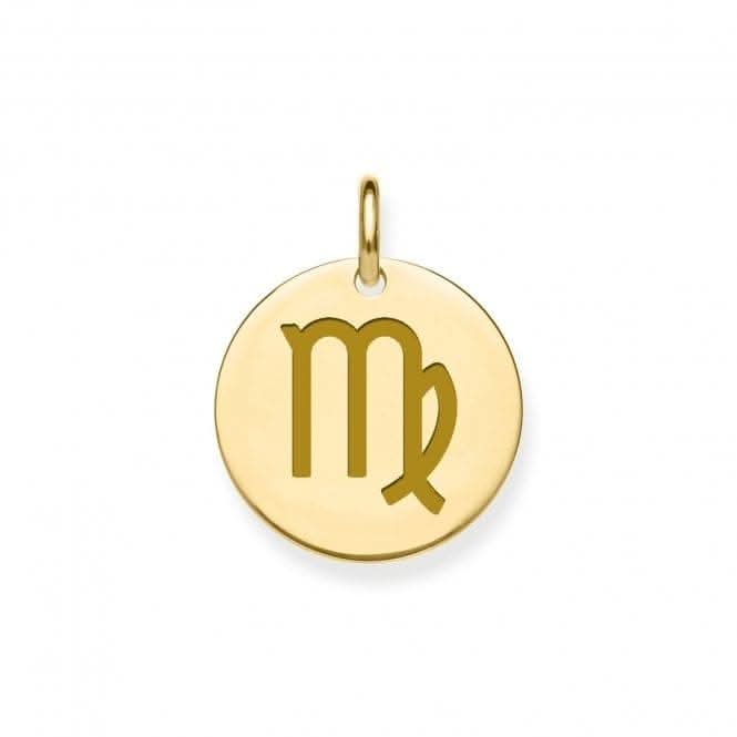 9ct Yellow Gold Virgo Zodiac Pendant PN1296Acotis Gold JewelleryPN1296