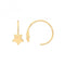 9ct Yellow Gold Wind On Drop Earrings ES1623Acotis Gold JewelleryES1623