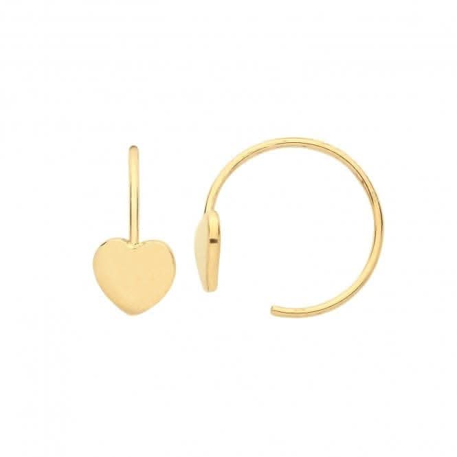9ct Yellow Gold Wind On Drop Earrings ES1624Acotis Gold JewelleryES1624