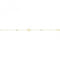 9ct Yellow Gold World Bracelet With Zirconia BR673Acotis Gold JewelleryBR673