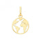 9ct Yellow Gold World Pendant PN1305Acotis Gold JewelleryPN1305