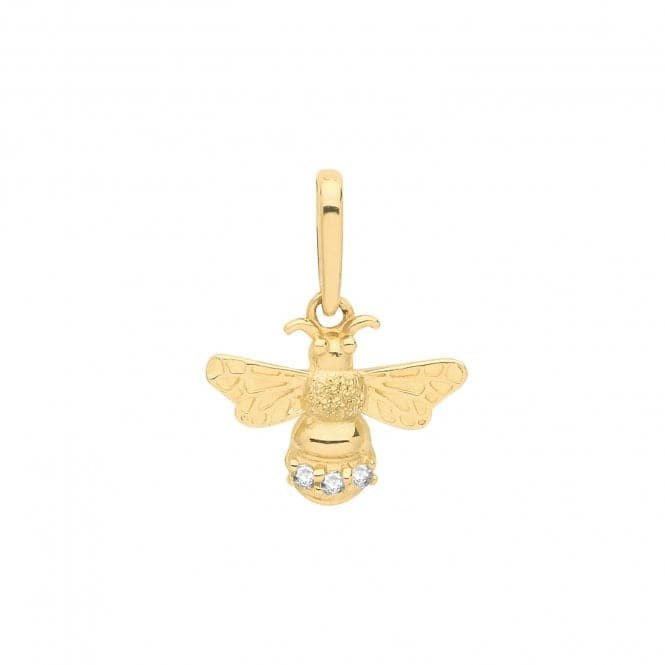 9ct Yellow Gold Zirconia Bee Charm PN1127Acotis Gold JewelleryPN1127