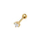 9ct Yellow Gold Zirconia Cartilage 6mm Post Stud ES909Acotis Gold JewelleryES909
