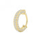 9ct Yellow Gold Zirconia Cartilage Hoop Earring ES1963Acotis Gold JewelleryES1963