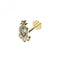 9ct Yellow Gold Zirconia Cartilage Labret ES2044Acotis Gold JewelleryES2044