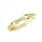 9ct Yellow Gold Zirconia Chain Link Ring RN971Acotis Gold JewelleryRN971/J