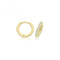 9ct Yellow Gold Zirconia Clicker Hoops ES1702Acotis Gold JewelleryES1702