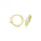 9ct Yellow Gold Zirconia Clicker Hoops ES1704Acotis Gold JewelleryES1704