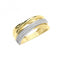9ct Yellow Gold Zirconia Crossover Et Ring RN944Acotis Gold JewelleryRN944/M