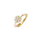 9ct Yellow Gold Zirconia Dome Cartilage Hoop Earring ES956Acotis Gold JewelleryES956
