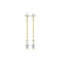 9ct Yellow Gold Zirconia Drop Earrings ER1163Acotis Gold JewelleryER1163