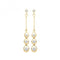 9ct Yellow Gold Zirconia Drop Earrings ES1618Acotis Gold JewelleryES1618