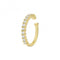 9ct Yellow Gold Zirconia Ear Cartilage Cuff ES1956Acotis Gold JewelleryES1956