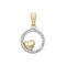 9ct Yellow Gold Zirconia Heart Pendant PN181Acotis Gold JewelleryPN181
