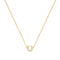 9ct Yellow Gold Zirconia Horseshoe Necklet NK1602Acotis Gold JewelleryNK1602