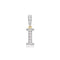 9ct Yellow Gold Zirconia Initial Pendant PN801/IAcotis Gold JewelleryPN801/I