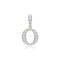 9ct Yellow Gold Zirconia Initial Pendant PN801/OAcotis Gold JewelleryPN801/O