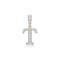 9ct Yellow Gold Zirconia Initial Pendant PN801/TAcotis Gold JewelleryPN801/T