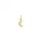 9ct Yellow Gold Zirconia Moon Pendant PN1350Acotis Gold JewelleryPN1350
