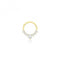 9ct Yellow Gold Zirconia Septum Piercing ES2059Acotis Gold JewelleryES2059