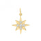 9ct Yellow Gold Zirconia Set Star Charm PN1174Acotis Gold JewelleryPN1174