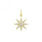9ct Yellow Gold Zirconia Set Star Charm PN1176Acotis Gold JewelleryPN1176