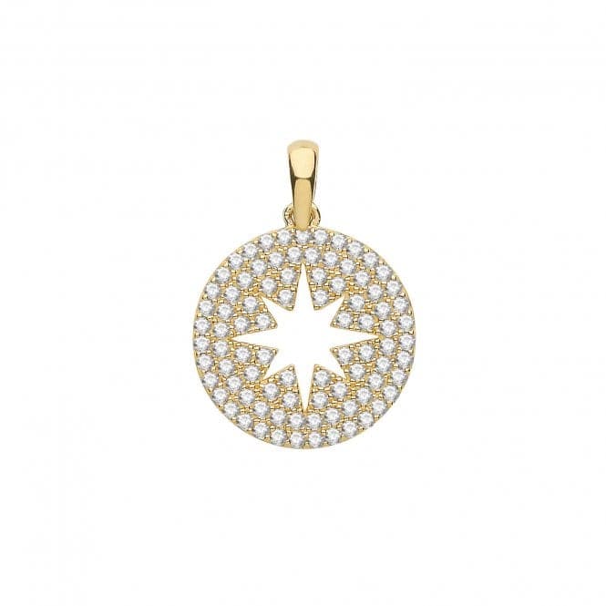 9ct Yellow Gold Zirconia Star Charm PN1149Acotis Gold JewelleryPN1149