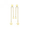 9ct Yellow Gold Zirconia Star Drop Earrings ER1157Acotis Gold JewelleryER1157