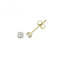 9ct Yellow Gold Zirconia Stud 3Mm ES710Acotis Gold JewelleryES710