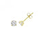 9ct Yellow Gold Zirconia Stud 4Mm ES711Acotis Gold JewelleryES711