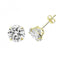 9ct Yellow Gold Zirconia Stud 8Mm ES715Acotis Gold JewelleryES715