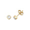 9ct Yellow Gold Zirconia Stud Earrings ES302Acotis Gold JewelleryES302
