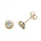9ct Yellow Gold Zirconia Stud Earrings ES395Acotis Gold JewelleryES395
