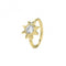 9ct Yellow Gold Zirconia Sun Cartilage Hoop Earring ES1965Acotis Gold JewelleryES1965