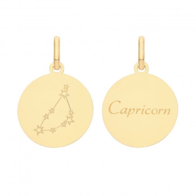 9ct Yellow Gold Zodiac Constellation Capricorn PN1230Acotis Gold JewelleryPN1230