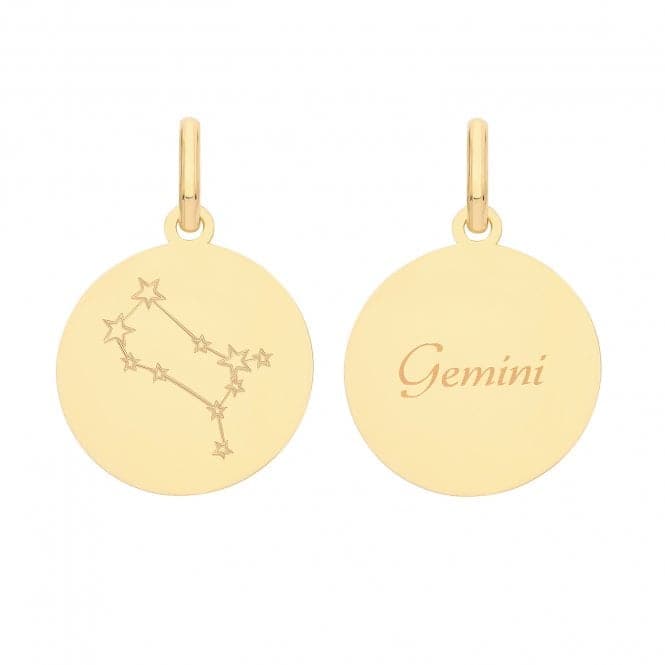 9ct Yellow Gold Zodiac Constellation Gemini PN1223Acotis Gold JewelleryPN1223