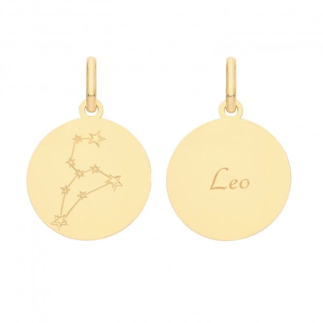 9ct Yellow Gold Zodiac Constellation Leo PN1225Acotis Gold JewelleryPN1225