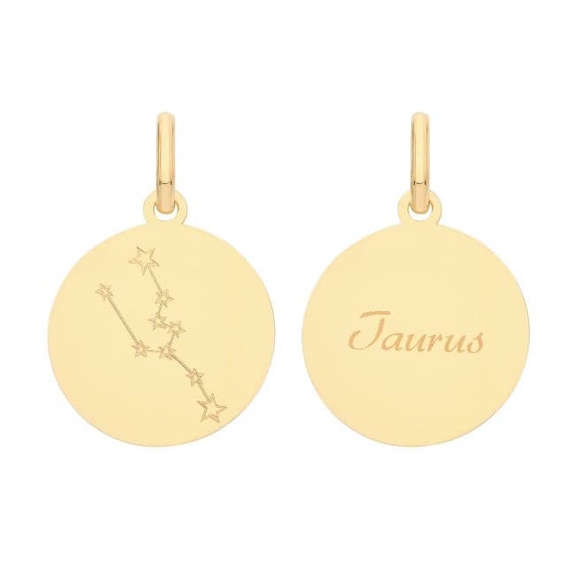 9ct Yellow Gold Zodiac Constellation Taurus PN1222Acotis Gold JewelleryPN1222