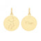 9ct Yellow Gold Zodiac Constellation Virgo PN1226Acotis Gold JewelleryPN1226