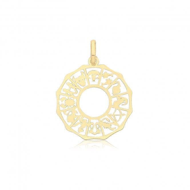 9ct Yellow Gold Zodiac Pendant PN1340Acotis Gold JewelleryPN1340