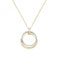 9ct Yellow & White Gold Ladies 18 Inch Dc Necklet NK088Acotis Gold JewelleryNK088