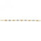 9ct Yellow & White Gold Ladies 7.5 Inches Fancy Bracelet BR553Acotis Gold JewelleryBR553