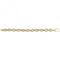9ct Yellow & White Gold Ladies 7.5 Inches Fancy Bracelet BR560Acotis Gold JewelleryBR560