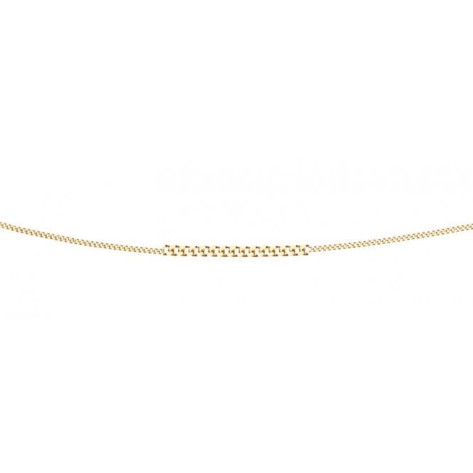 9ct9ct Gold Diamond Cut Curb Chain - 46cm Total Length GN004Elements GoldGN004