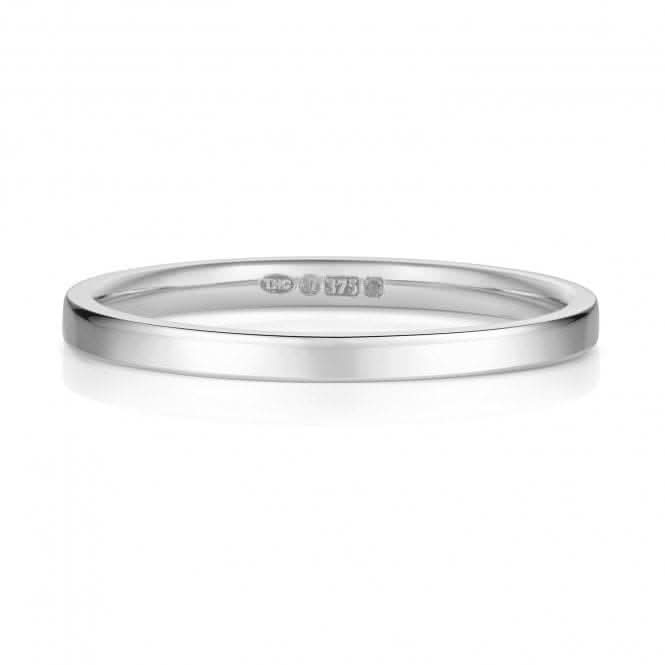 9K Flat Court 1.7mm - 1.4 Wedding Ring W120WMWedding BandsW120WM/J
