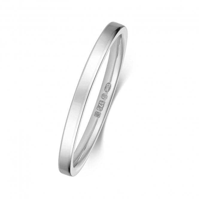 9K Flat Court 1.7mm - 1.7 Wedding Ring W120WHWedding BandsW120WH/J