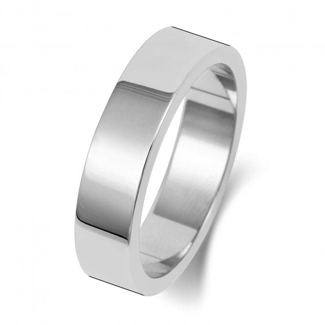 9K Flat Flat 5 mm - 1.45 Wedding Ring W175WMWedding BandsW175WM/M