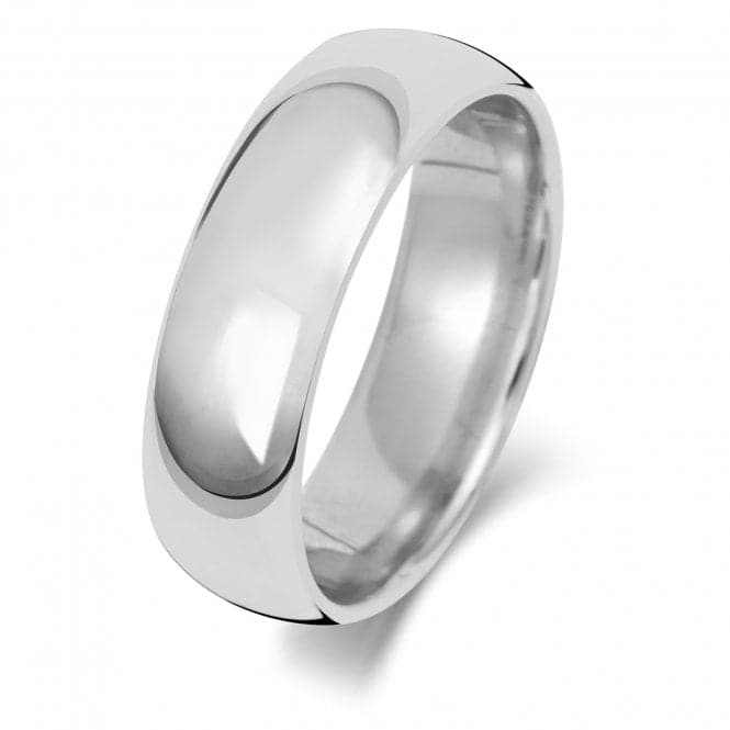 9K Trad Court 6mm - 1.25 Wedding Ring W166WLWedding BandsW166WL/M