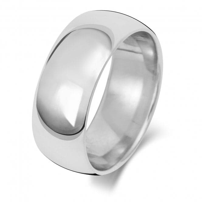 9K Trad Court 8mm - 1.25 Wedding Ring W168WLWedding BandsW168WL/O