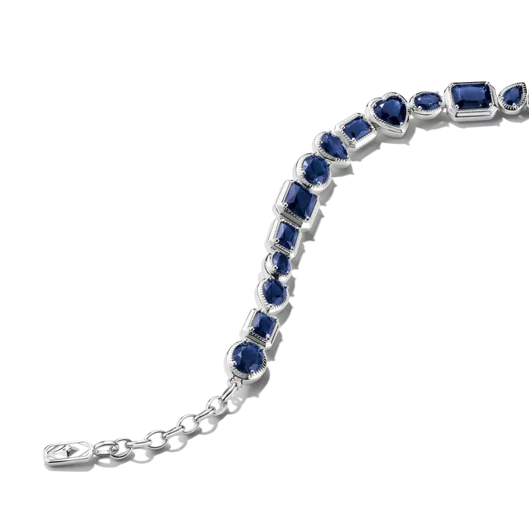 Thomas Sabo Elyndra Sterling Silver Nanocrystal Bracelet A2217-699-1-L19V